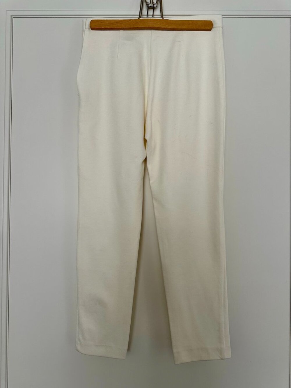 Cream Cropped Pants Small, Imperial Italy Career Casual